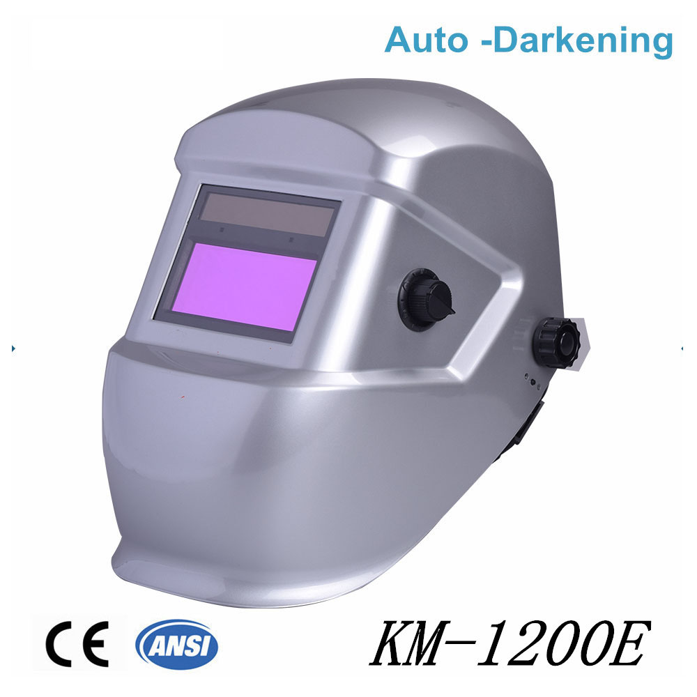 Auto Darkening Welding Helmet Solar Li Battery Supply Outside Control
