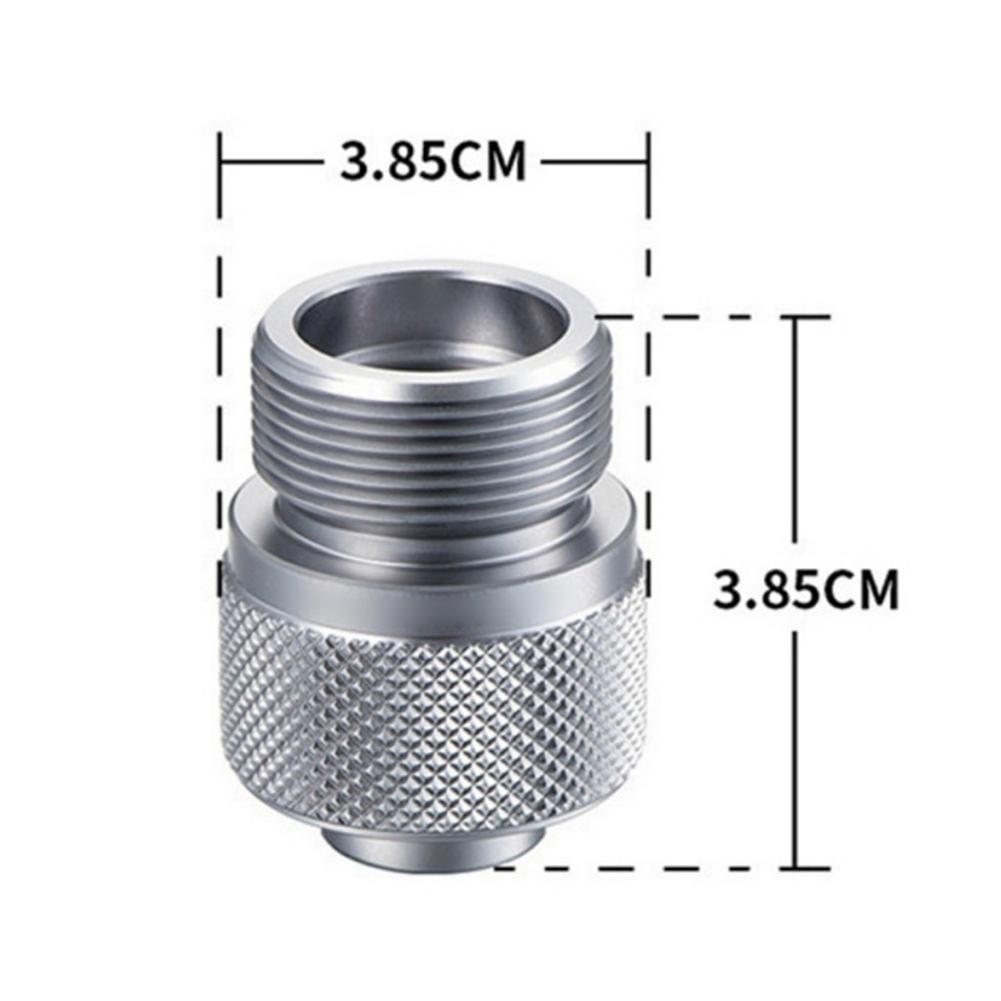 Alomejor Connecteur De Poêle Camping, Adaptateur Pour Bidon Plat Vers Bouteille MAPP 1L, Alliage Aluminium