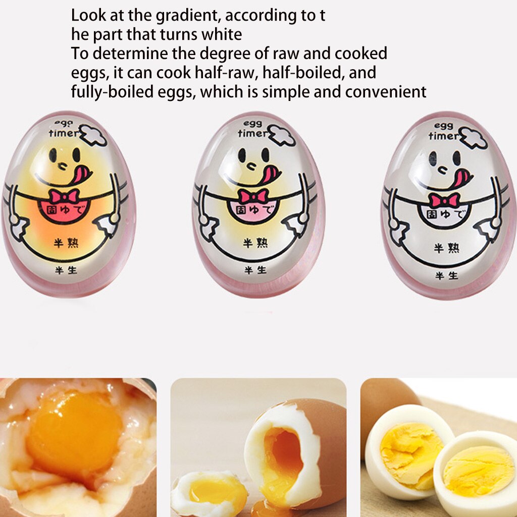 Egg Timer Boiling Eggs Egg Timer That Changes Color When Done Compatible with Boiling Soft Medium Hard Boiled Eggs