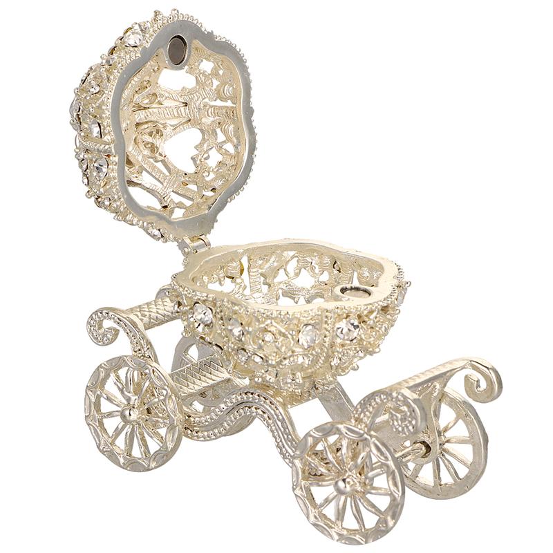 1pc Durable Delicate Jewelry Box Carriage Adornment Pumpkin Carriage Ornament Carriage Crafts Crown Adornment for Room