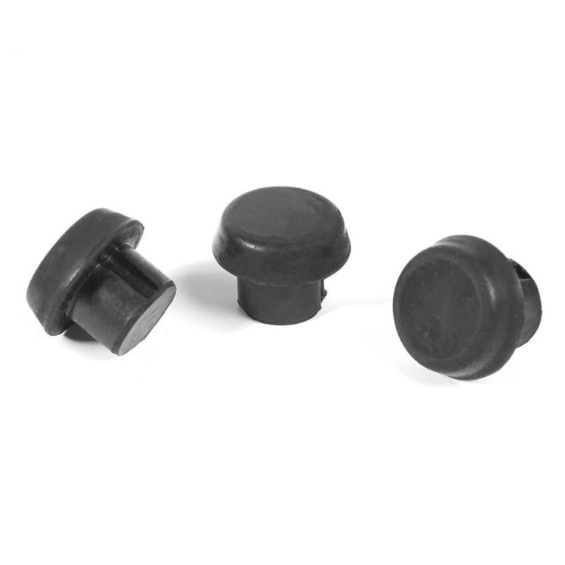 10 Stks/set Biljartkeu Bodem Rubber Plug Staaf Staart Protector Cover Case Beschermen De Onderkant Van De Club Tegen Stoten