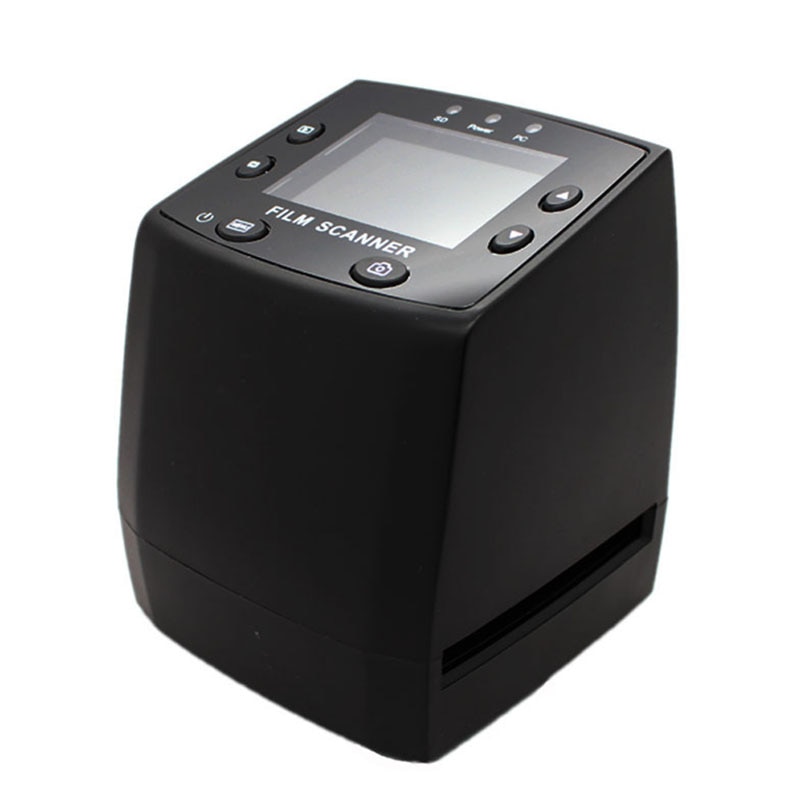Mini 35mm negativ film scanner 5mp 10mp opløsning sort hvid dias digital scanner suport sdhc -kort