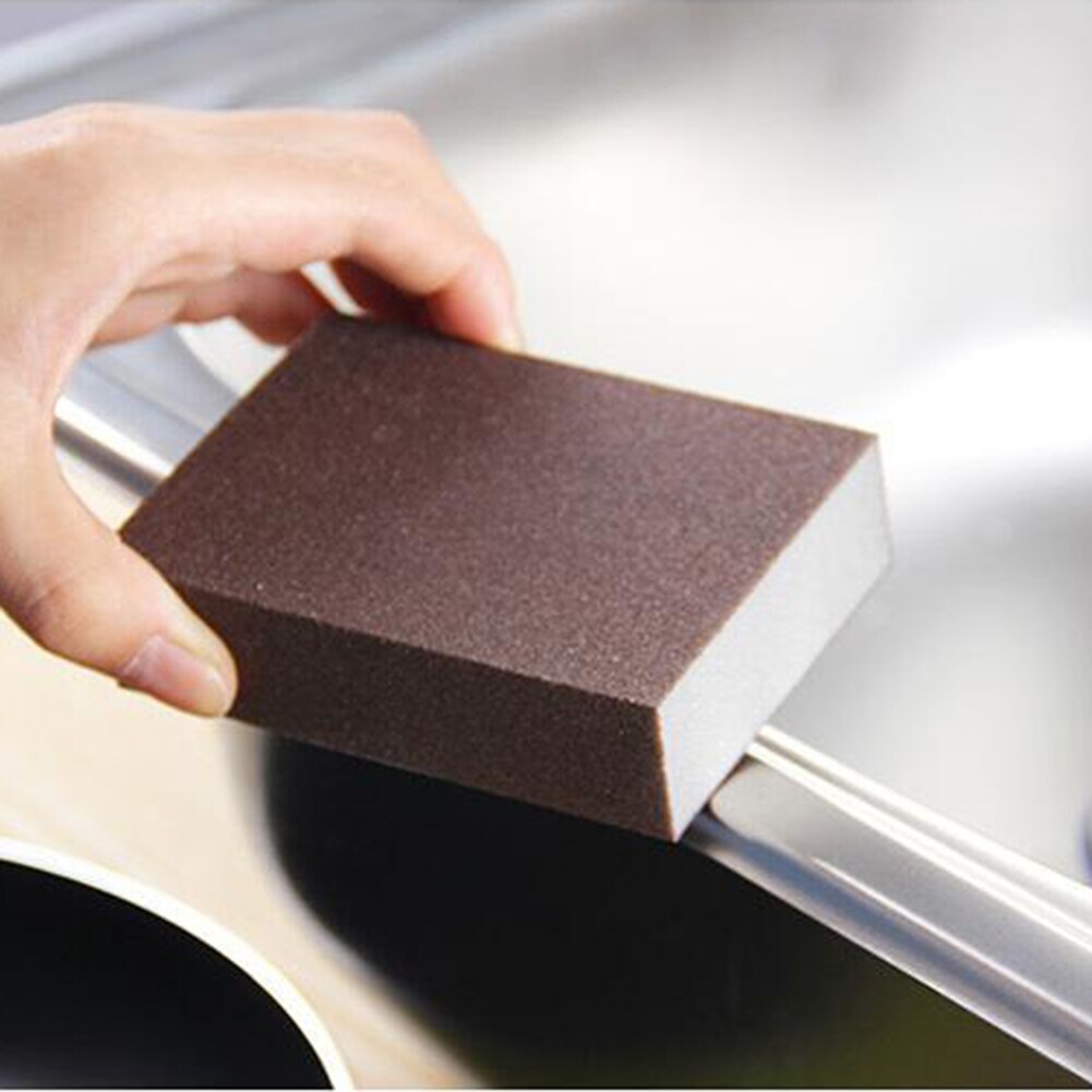 Nano Carborundum Sponge Eraser Removing Rust Cleaning Brush Descaling Clean Rub for Dish Kitchen Utensils Wash Emery Sponge
