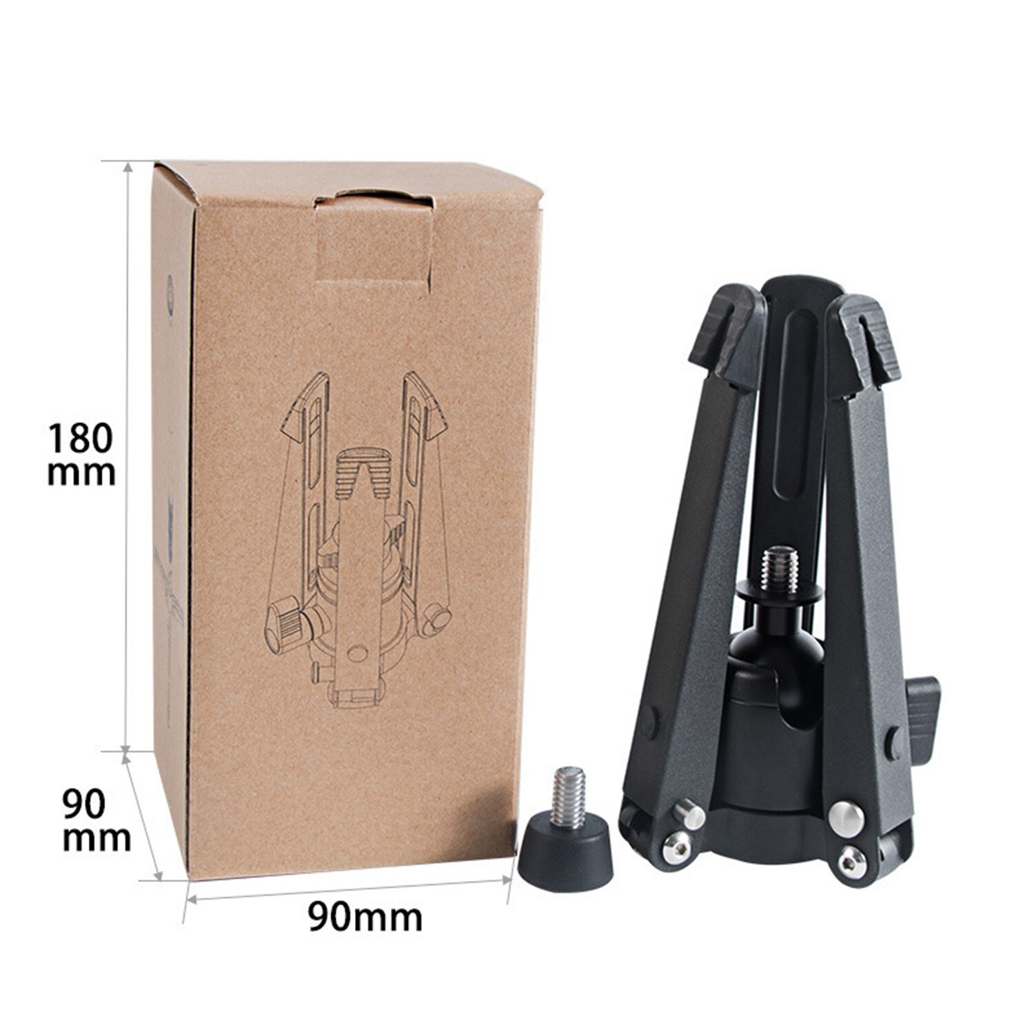 Tripod Legs Tripod Support Foot Monopod Support Universal Bracket Camera Tripod Stand 3/8 Interface Rotatin Aluminum Alloy g