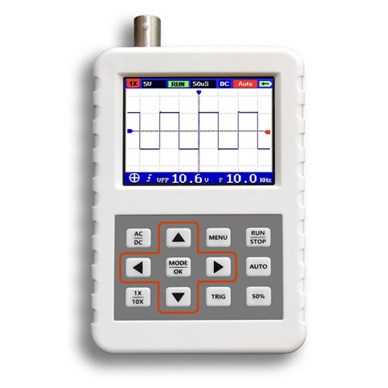 YEAPOOK – Mini Oscilloscope numérique Portable, Kit de stockage, bande passante de 5MHz, taux d'échantillonnage de 20 MS/s, entrepôt RU