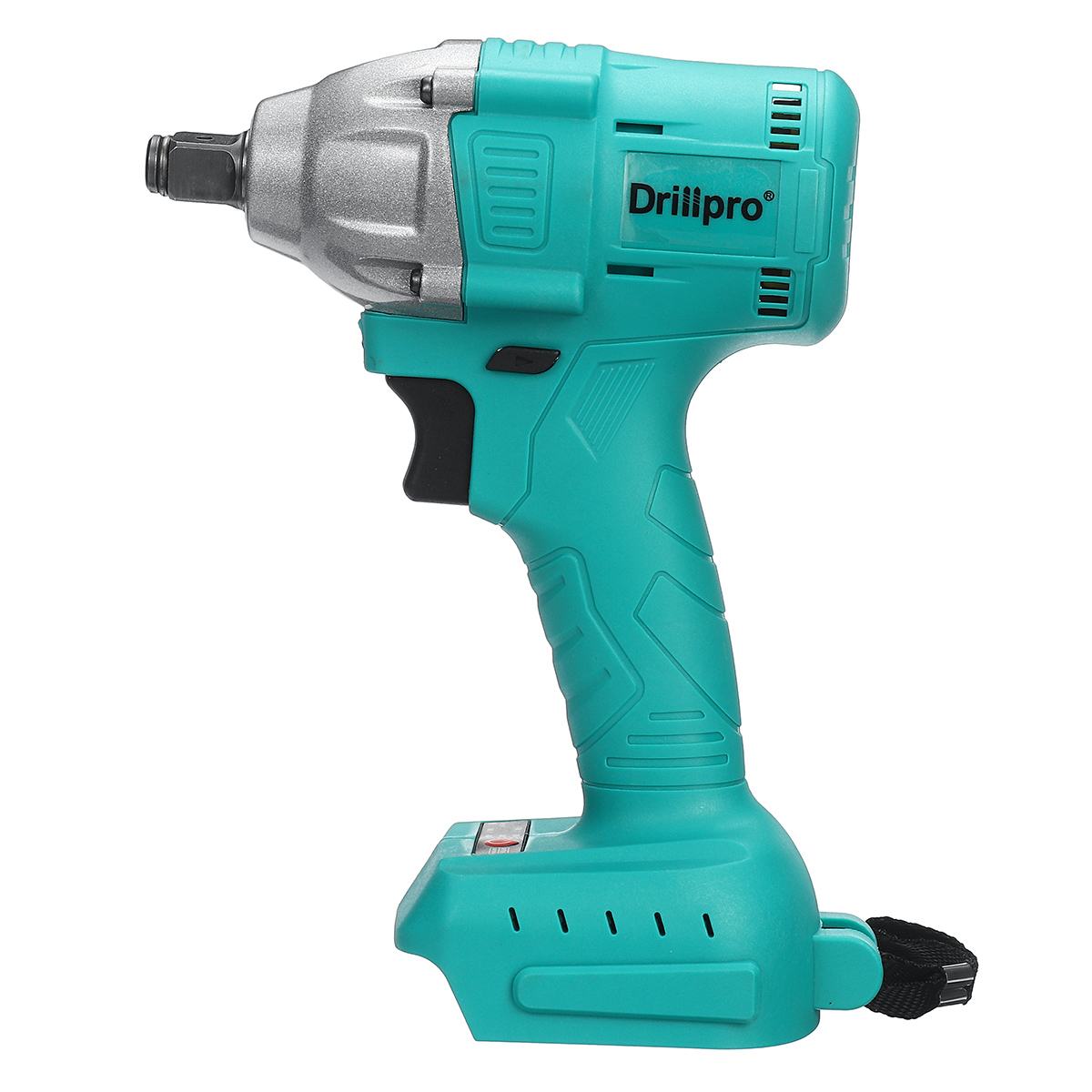 Drillpro 18V akumulatorowy bezszczotkowy klucz udarowy akumulator 1/2 gniazdo elektryczny śrubokręt elektronarzędzie robić baterii litowej Makita