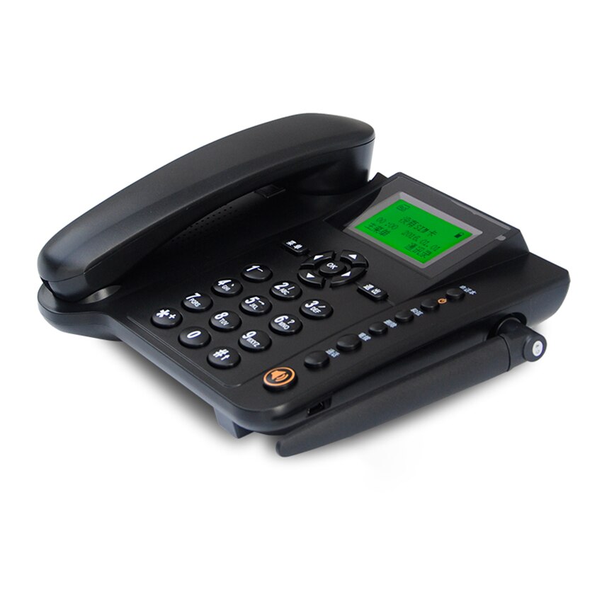 Gsm Sim-kaart Desktop Draadloze Telefoon Thuis Vaste Telefoon Wall Mount Met Antenne Vaste Mobilofoon Bedrade Telefoon