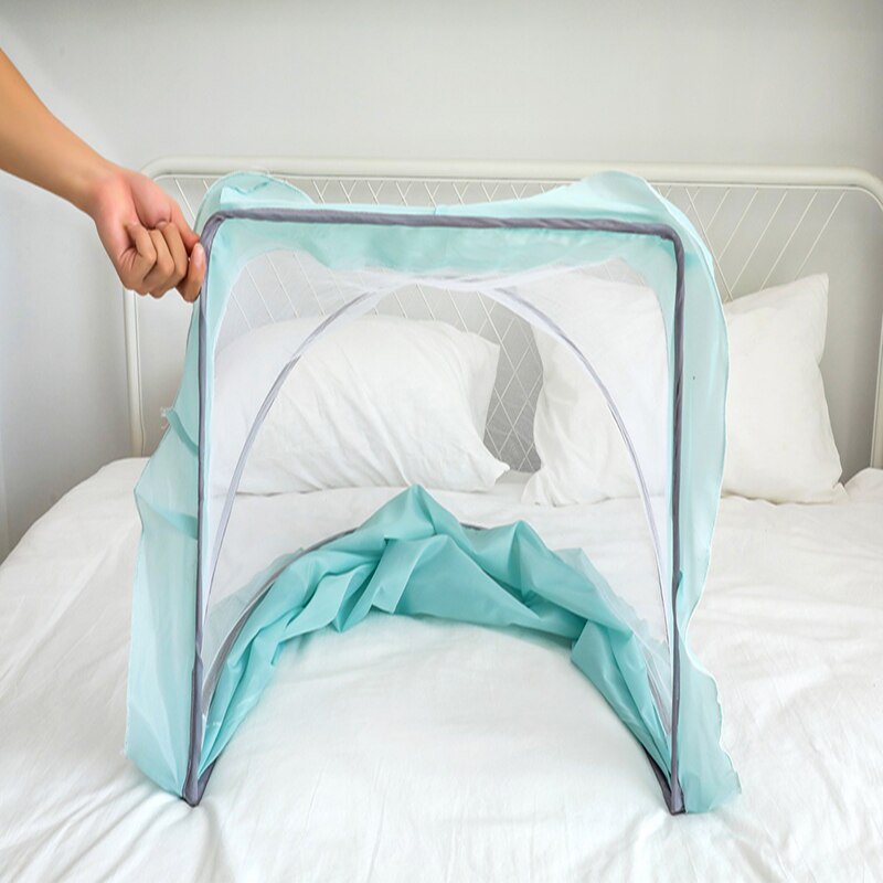 Baby bettwäsche krippe netting boden hause bett klapp kinder schutz sicher mesh gewölbte moskito net bett für mädchen junge