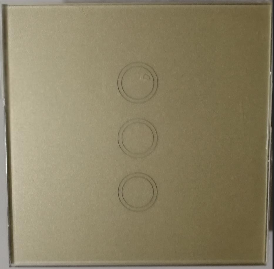 wall switch, curtain switch, motorized curtain switch,: golden