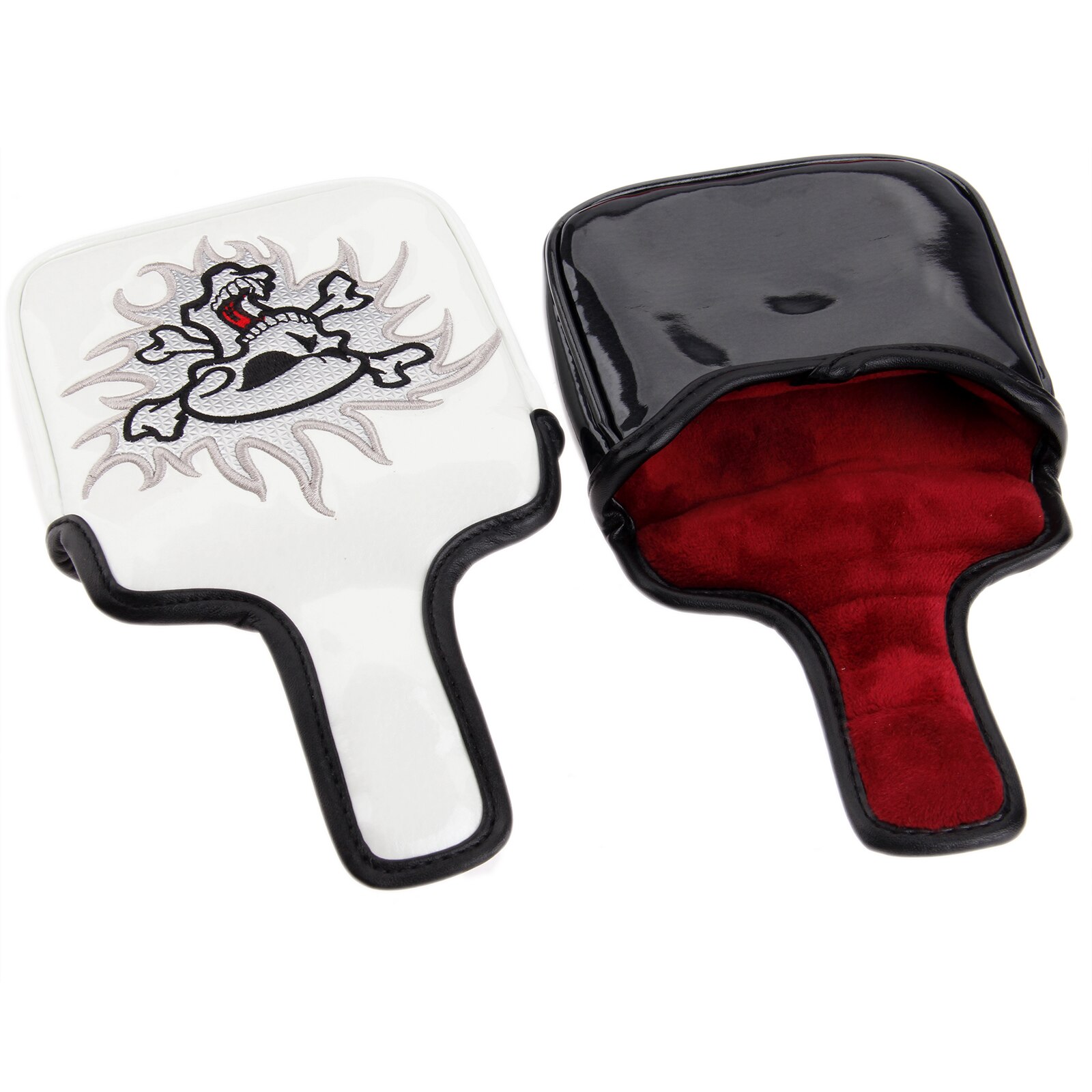 Golf putter head cover passer for alle mallet stil puttere magnetisk lukking firkantet form golf putter head headcovers