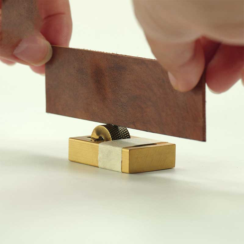 DIY latón 40*25*10mm herramienta de artesanía de cuero pintura al óleo caja y 2 manualidades herramientas de costura conjuntos