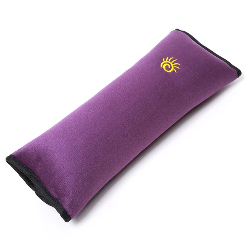 Zachte Comfotable Side Sleeper Kussen Veiligheid Beschermen Nek Schouderstuk Autogordel Kussen Voor Kinderen Volwassen Kussen 2022: Purple