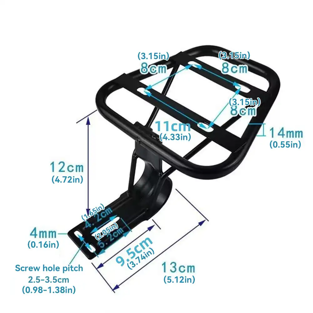 Motorbagagerekken Elektrische fiets Achterbagagerek Ride Carrier Houder Plank Motor Achterbagagebox Vervangingsrek