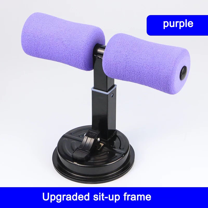 Home Abdominal Rolling Exercise Fitness Equipment Fixer Weight Loss Suction Cup Abdomen Sit-up Aid Multi-speed Adjustment: Upgraded purple
