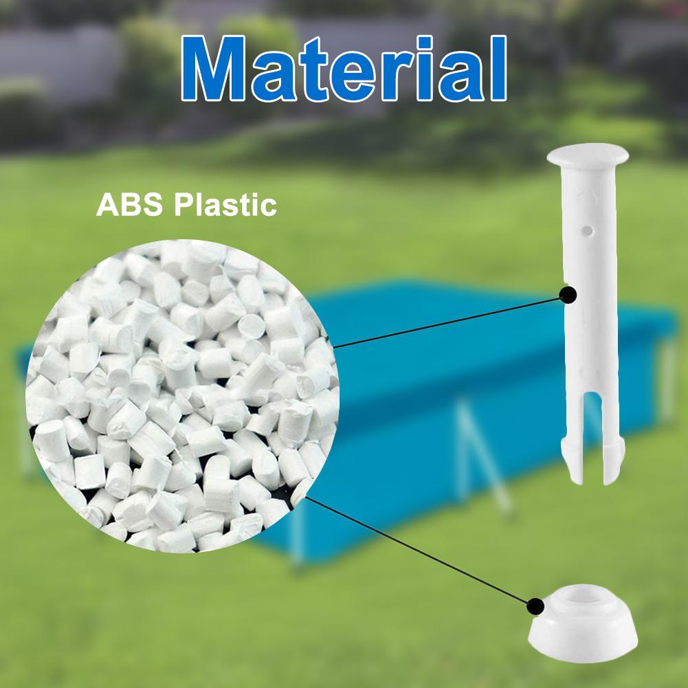 12 Stuks Plastic Zwembad Joint Pins Rubber Afdichtingen Voor Intex 10 '-12' Bovengrondse Metalen Frame Zwembaden zwembad Vervangende Onderdelen 28270-28272