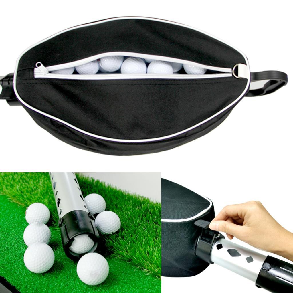 Golf Shag Bags Collector Retriever Practice Range 80 Balls Picker Scoping Pouch