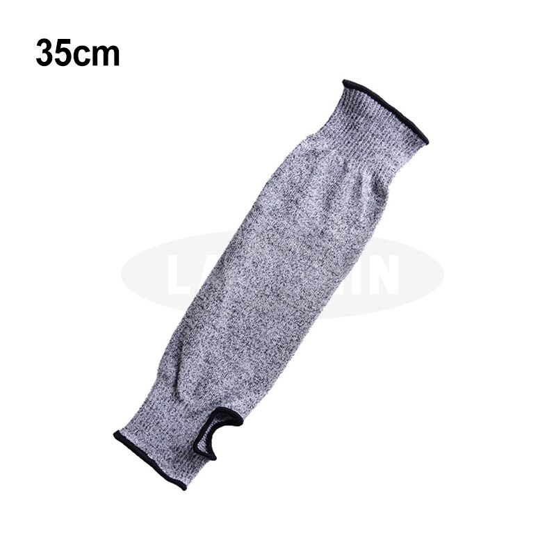 Mangas de seguridad resistentes al corte, protege el brazo del calor y del corte, Mangas de seguridad de 5 niveles: 35cm  1pcs