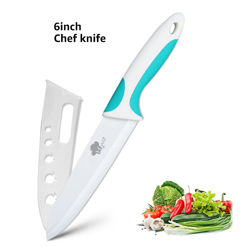 Keramik Messer 6 5 4 3 zoll Chef Fleisch Zoll-dienstprogramm Slicing Schäl Messer Weiß Klinge Bunte Anti-slip Griff küche Kochen Werkzeuge