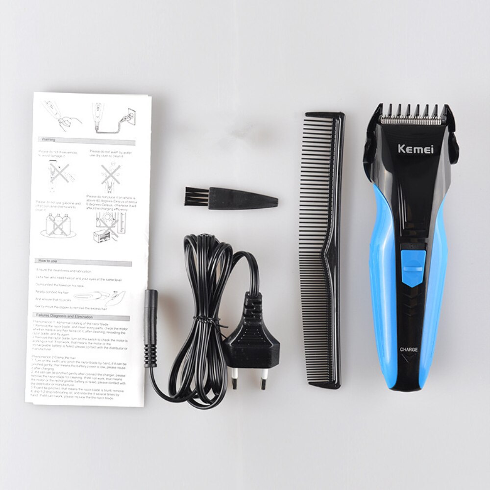 Simple Electric Hair Clipper Rechargeable Hair Cutting Machine Easy To Use Hair Cutter Household Electric Hair Trimmer: without box