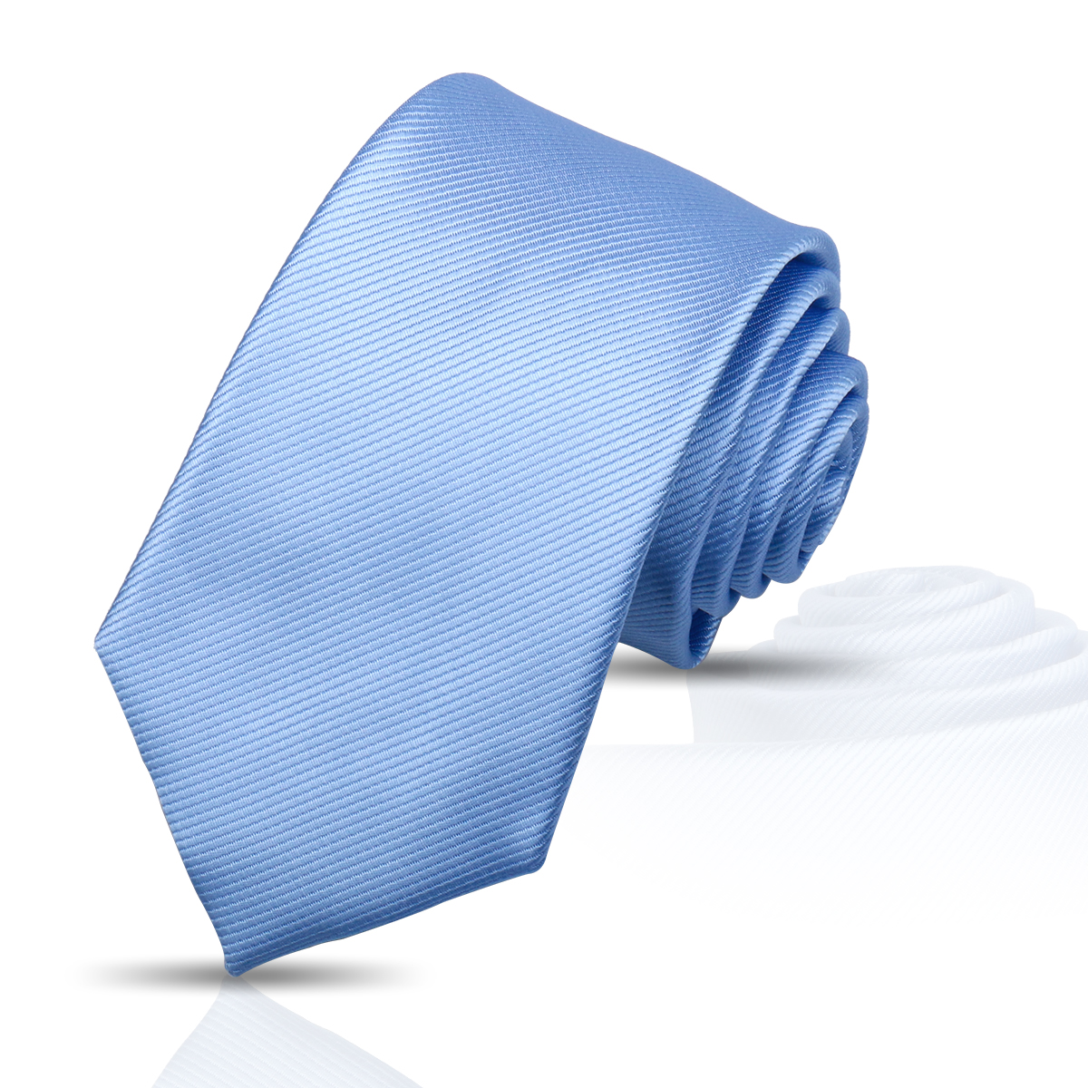 Mode Klassieke Heren Stropdassen Nek Stropdas Effen Kleuren Draad Stropdassen Voor Formele Zakelijke Luxe Bruiloftsfeest Stropdassen Voor Mannen: WHITE