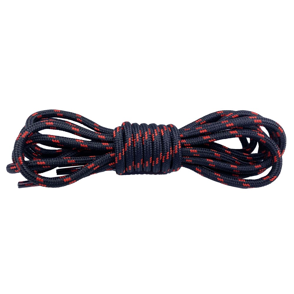Outdoor Klassieke Sterke Schoenveter Wandelschoenen Schoenveter Ronde Schoenveter Sport Schoen Schoenveter Unisex Wandelen Schoenveter: Black Red