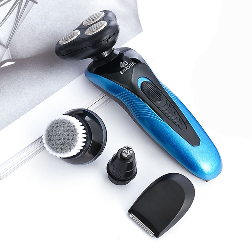 Men Electric Shaver USB Rechargeable Beard Trimmer Washable Wet Dry Beard Cutting Machine Multifunctional Floating Razor