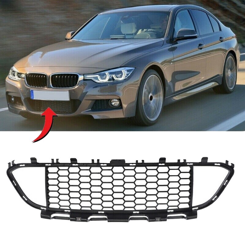 51118068124 Auto Voorbumper Lower Center Grille Voor-Bmw 3 Serie F30 F31 Lci M-Sport +: Default Title