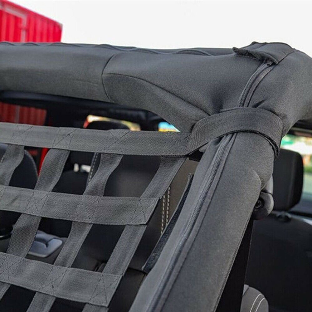 Hamaca multifunción de malla para sujetar carga de Auto techo para Jeep Wrangler YJ TJ JK JL