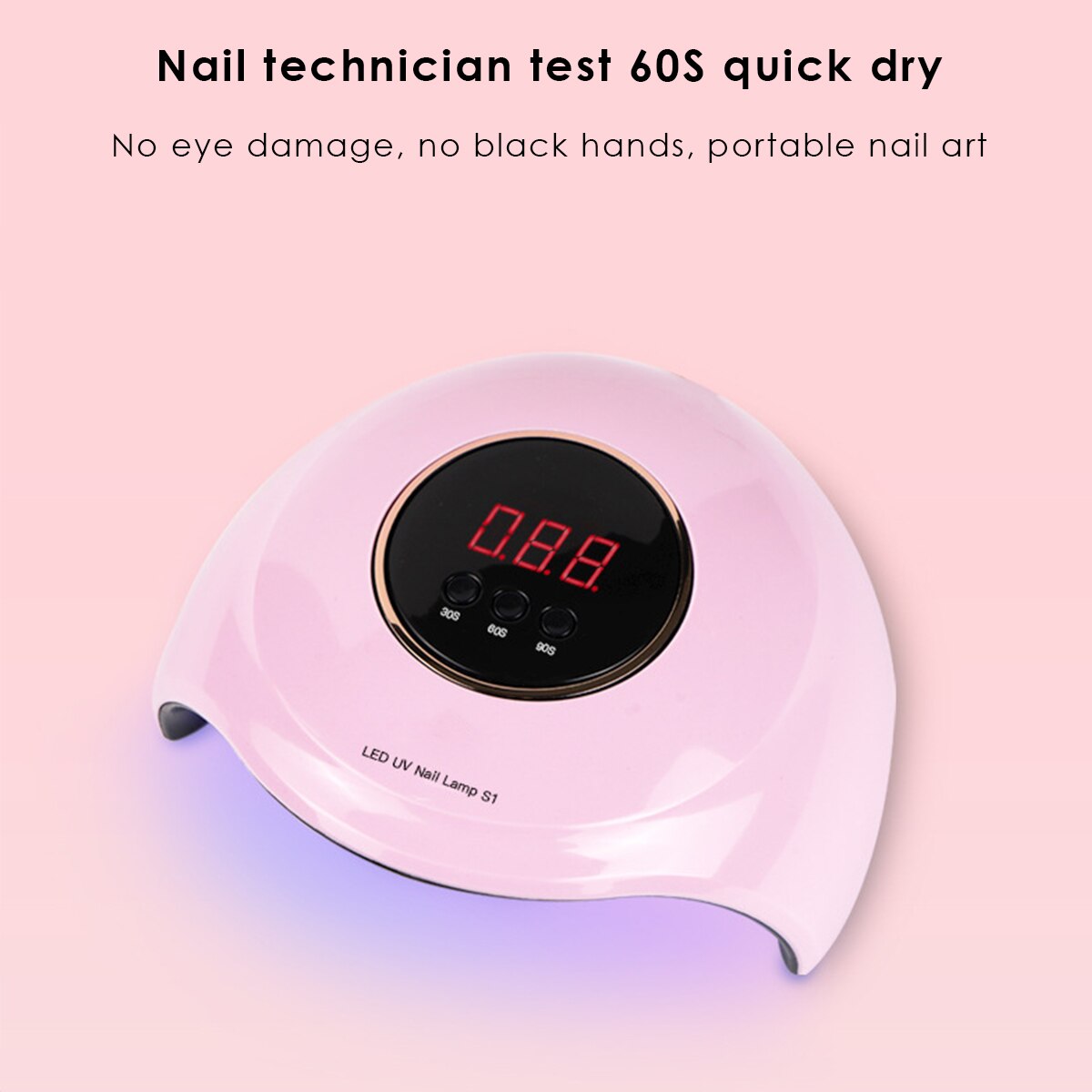 60w usb-nageldrogers, slimme sensor, gellak-uithardingsapparaat met 3 timers, uv-manicurelamp en led-lichttherapieapparaat