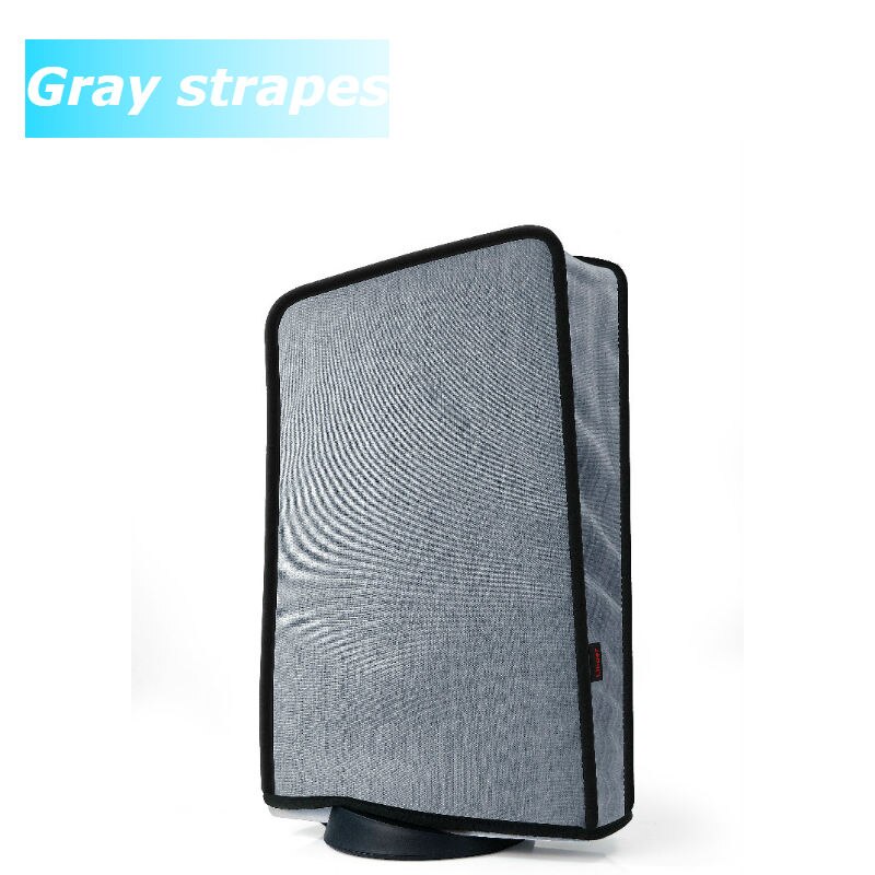 Dustproof Cover For PS5 Console Protective Washable Anti-scratch Dust Cover for Sony PS5 accessories.: Gray stripes