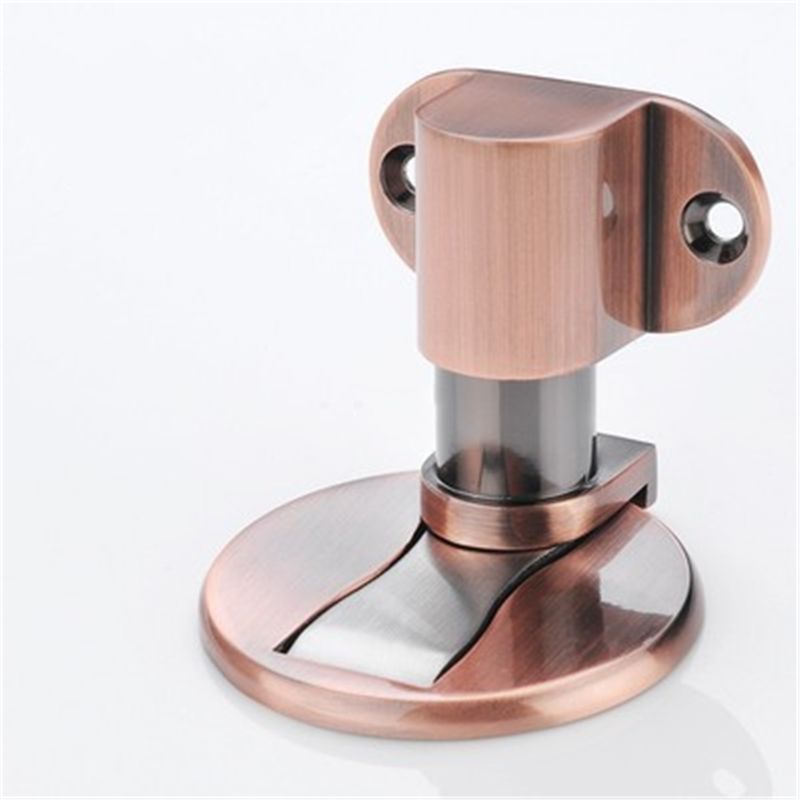 Adjustable Door Holder Zinc alloy Magnetic Nail-free Sticker Water-proof Door Stop Home Furniture Door Hardware: Color B