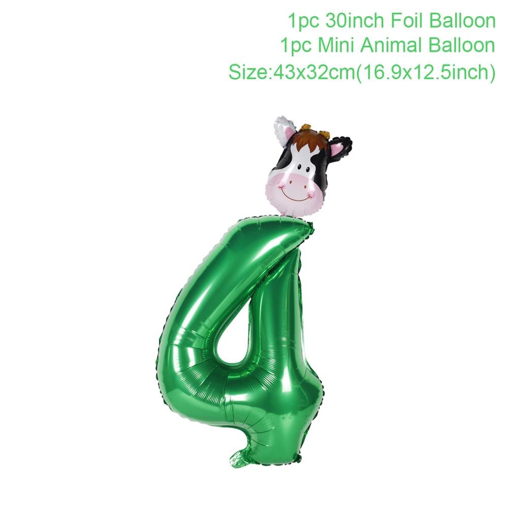 Woodland Animals Balloons Foil Ballon Zebra Lion Balloon Happy Birthday Party Decor Kids Safari Jungle Party Grenn Forest Balon: Purple