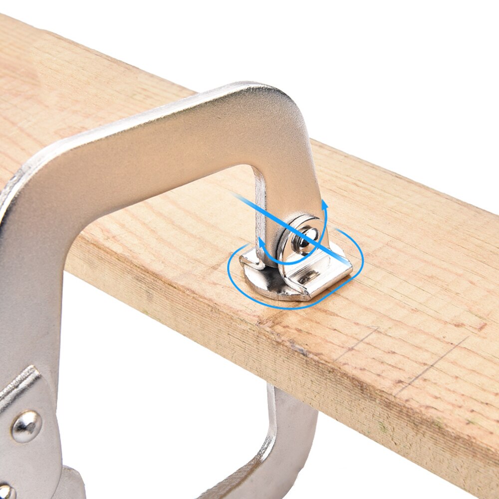 NICEYARD-Alicates de fijación de abrazadera C, herramienta de mano de aleación de acero para trabajo de madera, Clip de soldadura, pinzas de carpintería, pinzas Tong, localizador de espiga