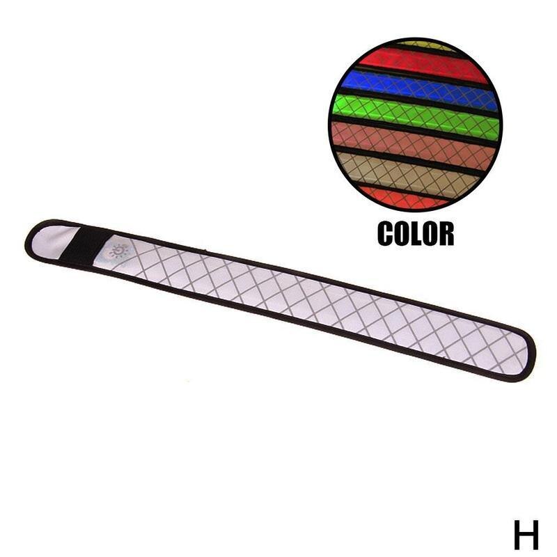 1 stücke Handgelenk Unterstützung LED Reflektierende Licht Arm Armband Für Nacht Band Lauf Armbänder Gürtel Handgelenk Armband Sicherheit Radfahren O0C3: H / L