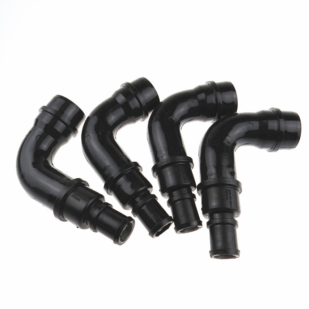 4Pcs 06A103213F 06A 103 213F Oil Breather Vacuum Vent Hose For Passat Bora Golf MK4 A3 S3 A4 S4 A6 TT TTS 1.8 Turbo Octavia