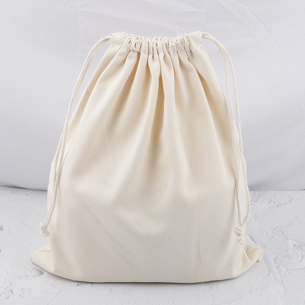 Canvas tassen met trekkoord, herbruikbaar etui, reisverpakking, cadeaulogo, bedrukt voor dames, heren, doe-het-zelf handgemaakte opbergtasaccessoires: Rose Gold