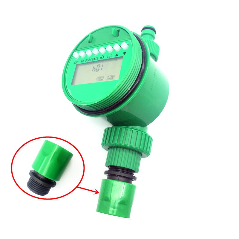 1 set (5 Stuks) automatische irrigatie Watering digitale timer Y Connector 3/4 Externe threadquick connector voor 4/7 of 8/11mm slang
