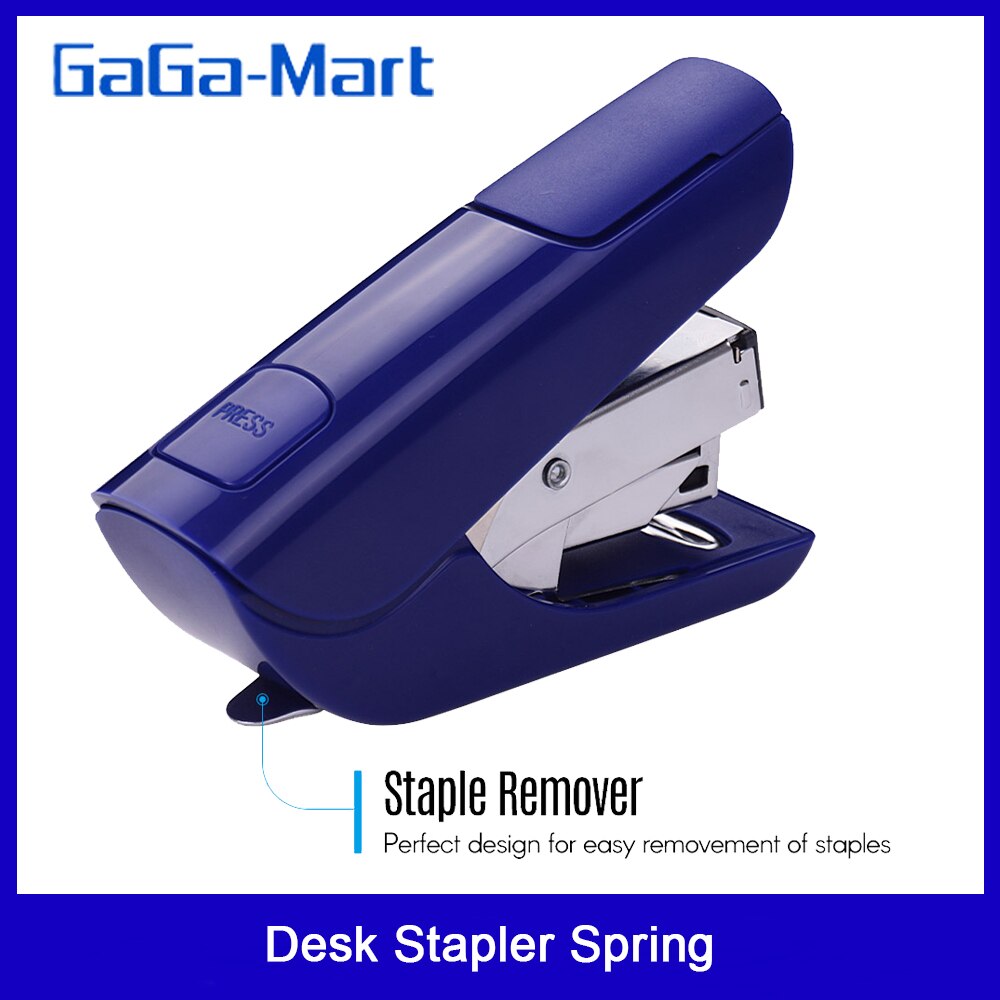 Power Saving Desk Stapler Spring Powered Stapler 40 Sheet Capacity for Home School Office Executive