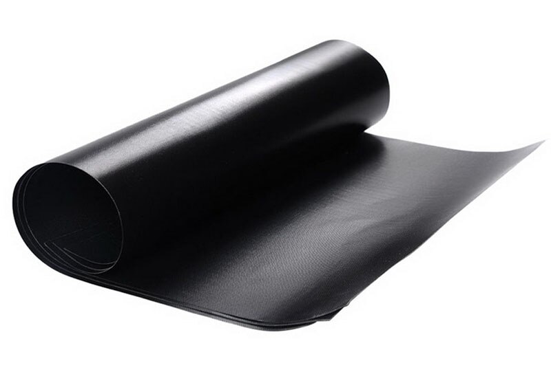 TEENRA 2 Teile/satz Nicht-Stock BBQ Grill matt einstellen Backen Blatt Wiederverwendbare Kupfer BBQ Grill matt Pad Wärme-beständig