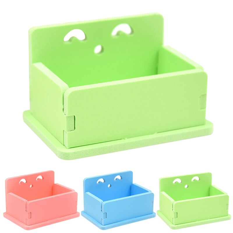 Hamster Food Dish Rectangle Plastic Bird Feeding Bowl Small Animals Food Bowl For Rodent/Guinea Pig/Rat/Hedgehog