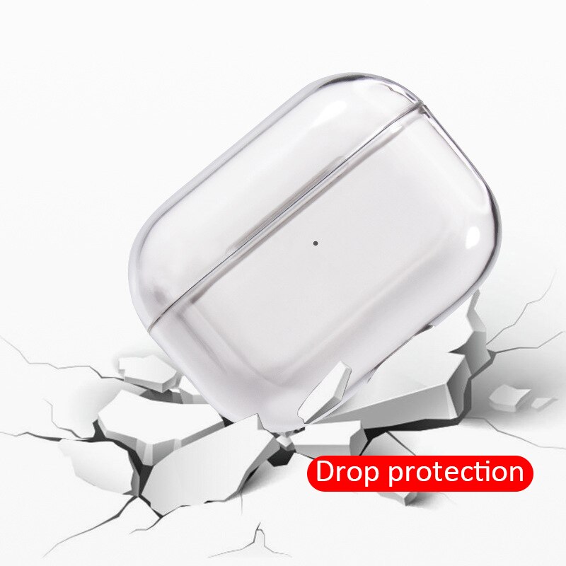 Transparent Protective Case Cover For Apple Airpods Pro PC Hard Shell Charger Box Protector for Airpods Pro Bluetooth Earphone