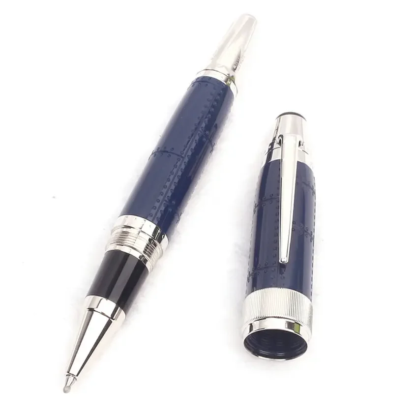 Antoine Fountain Pen Large Tip Office Writing Dark Blue Ballpoint Rollerball Pen: Navy Blue / Blue