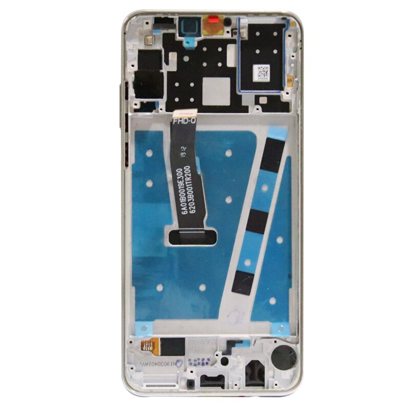 Tela lcd touch screen 100% testada, substituição para huawei p30 lite/nova 4e, peça de reposição, modelo lx2 al01: Standard Silver