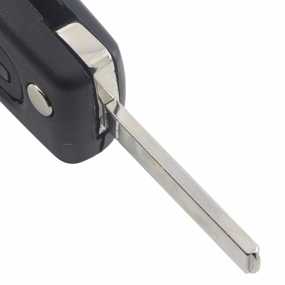 jingyuqin Flip Car Key Shell CE0536/CE0523 For Citroen C4 C5 C8 Xsara Picasso Berlingo Peugeot 307 607 807 Partner Lamp Trunk
