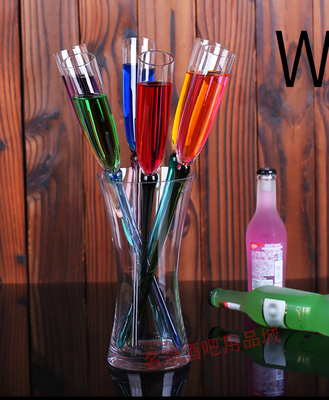 6 Pcs Colour Goblet Beach Cup Bar Wedding Glasses KTV Party Champagne Cocktail Wine Glass Nmd Verre Thule Tumbler Chalice Doom: Acrylic  S