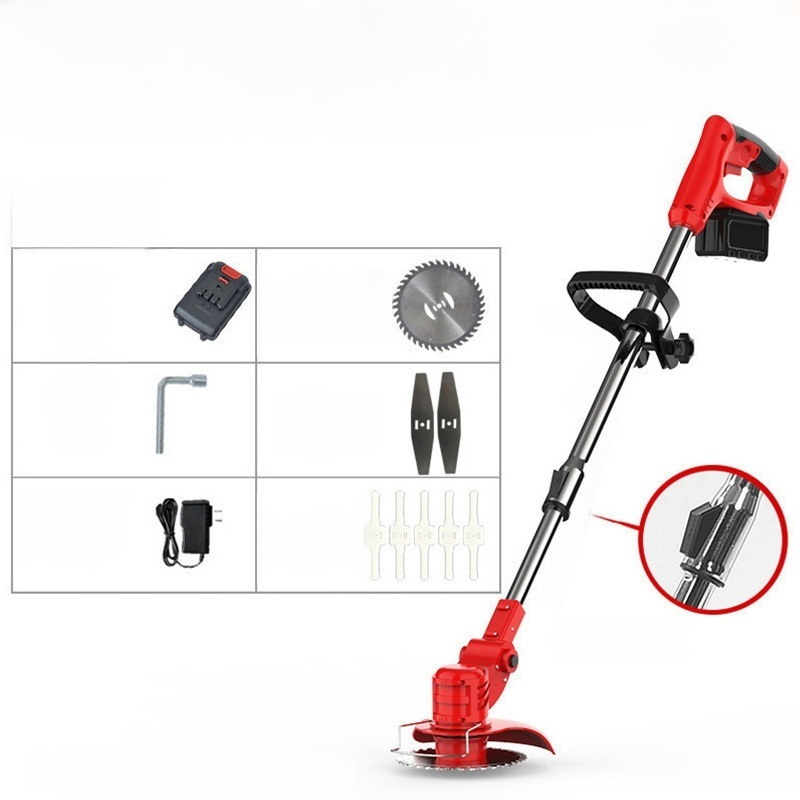 Petit tondeuse à gazon domestique 1800W, électrique sans fil, outils de taille de jardin rechargeables et portables pour batterie 21V 18V