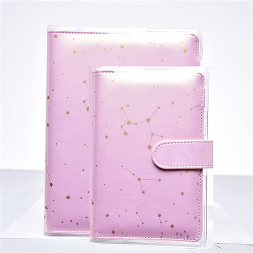 A5/A6 Clear PVC Cover for Macaron Book Jacket Leather Cover Notebook Protective Case Film