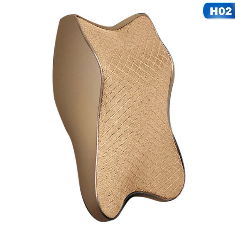 Verstelbare Auto Nekkussen 3D Memory Foam Hoofd Rest Auto Hoofdsteun Kussen Reizen Nekkussen Ondersteuning Holder Seat Kussen: 2