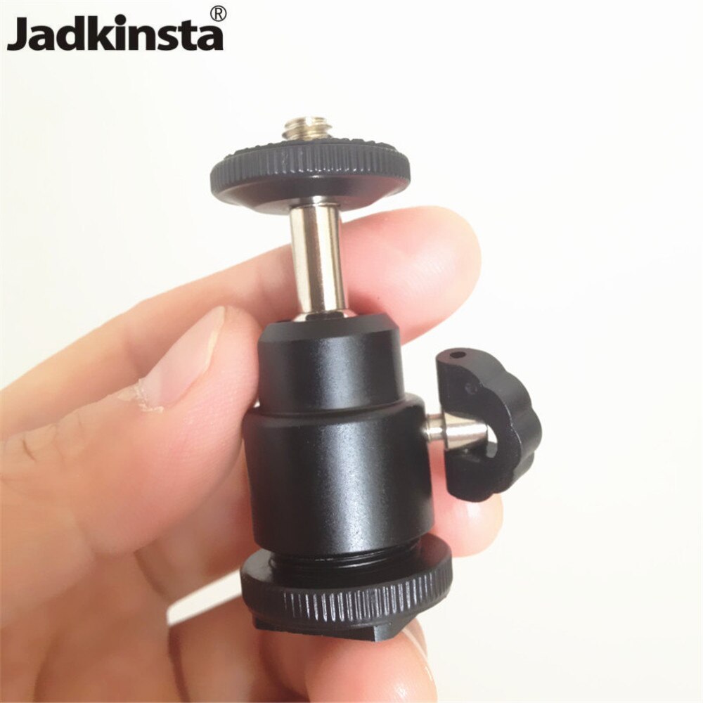 Jadkinsta-mini tripé de câmera, 10 peças, mini tripé de 360 graus, cabeça esférica para 1/4 parafuso, montagem, acessórios para câmera dslr