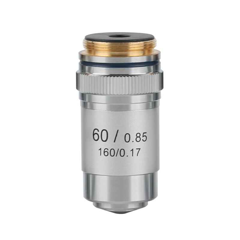 4X 10X 20X 40X 60X 100X Microscope Objective Lens Achromatic Objective Laboratory Biological Microscope Parts: 60X